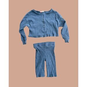 XS Matching Free People Beach Workout Set Top and Shorts